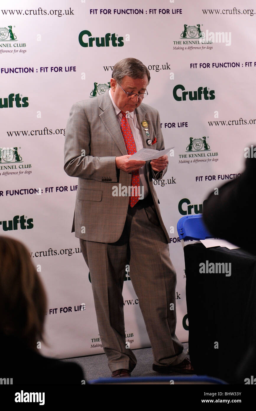 Ronnie Irving, Vorsitzender des Kennel Clubs Stockfoto