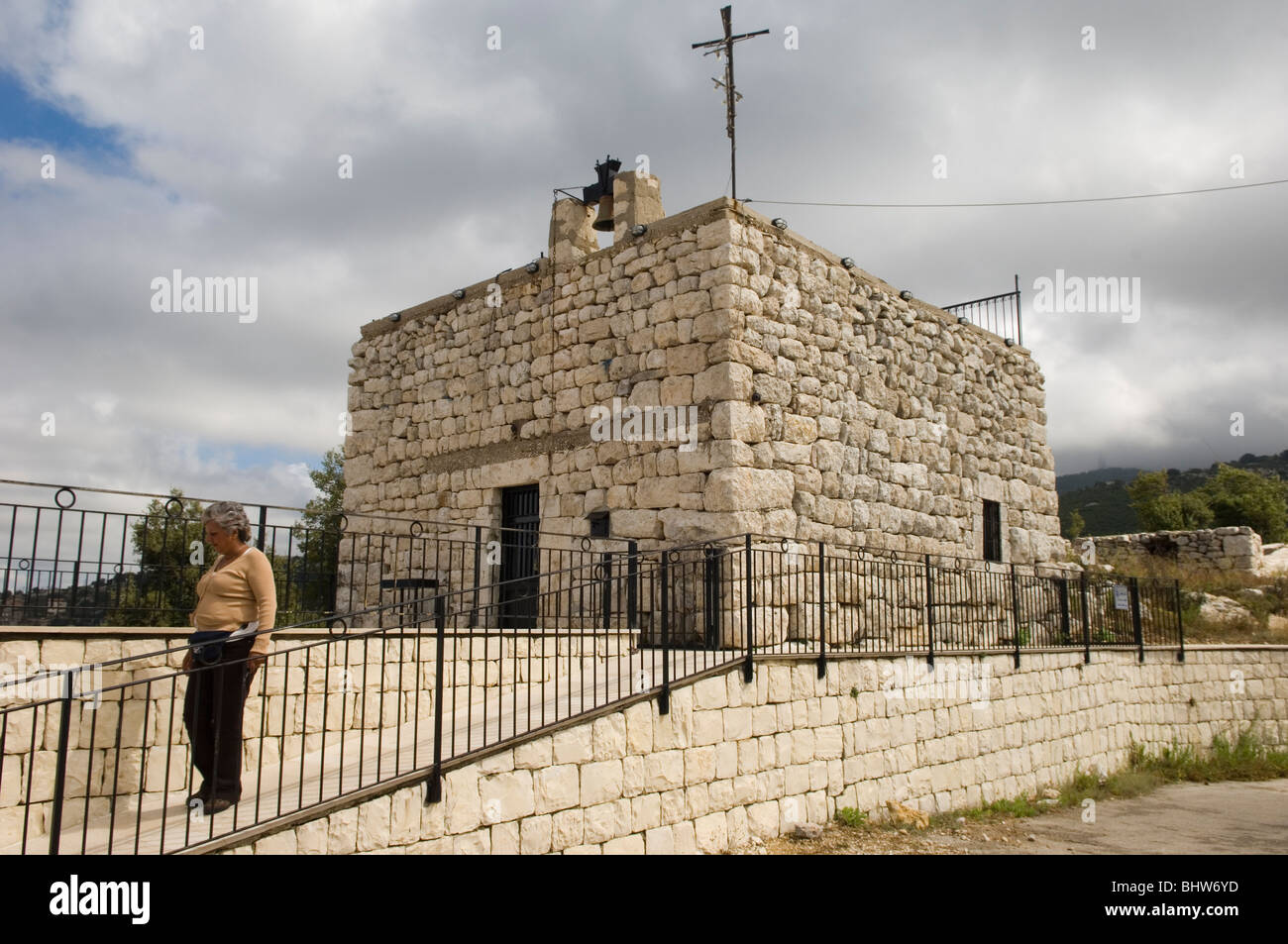 Historische Kirche in Libanon, Naher Osten Stockfoto