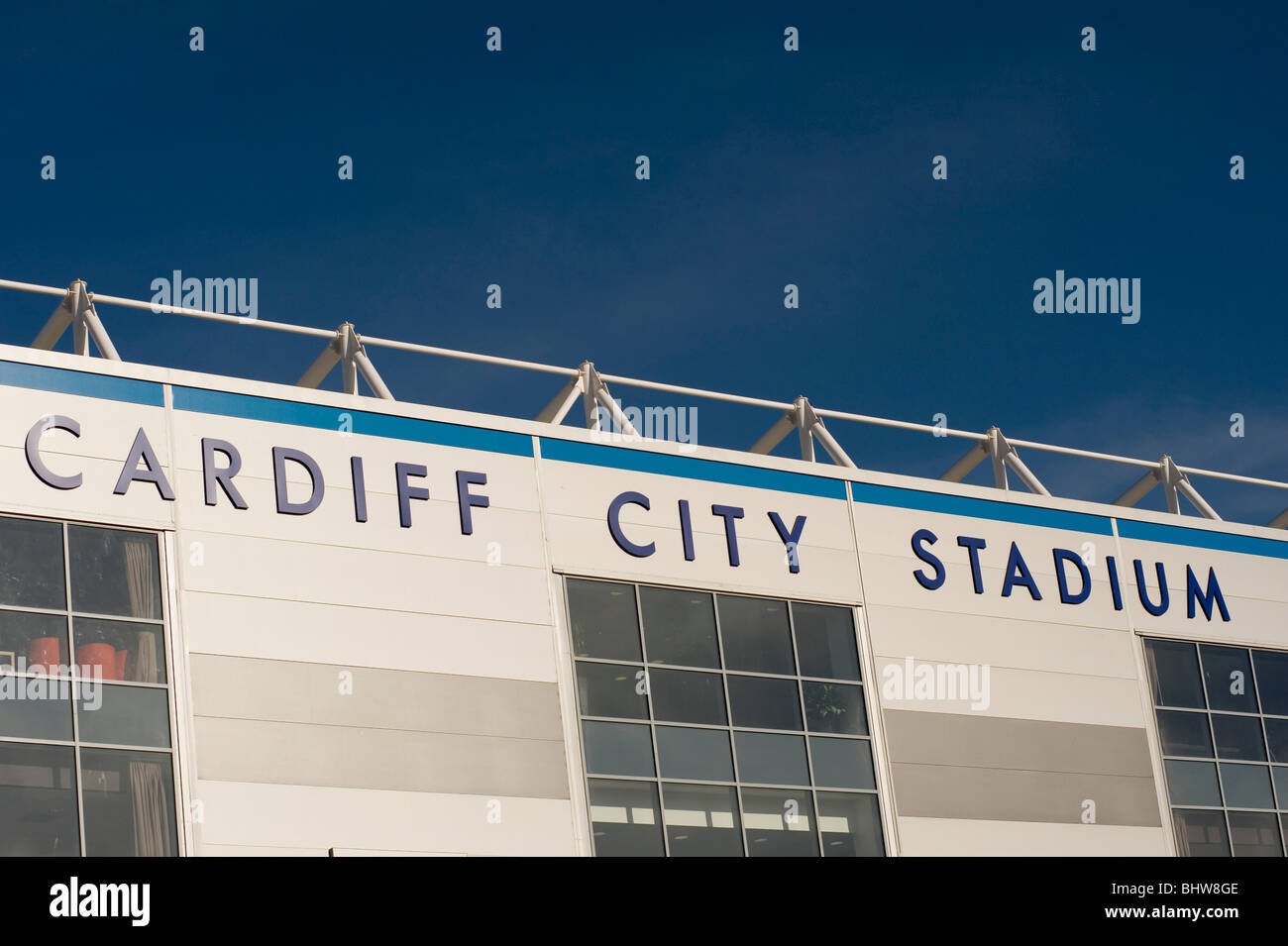 Cardiff City Stadium Fußball Rugby-sport Stockfoto