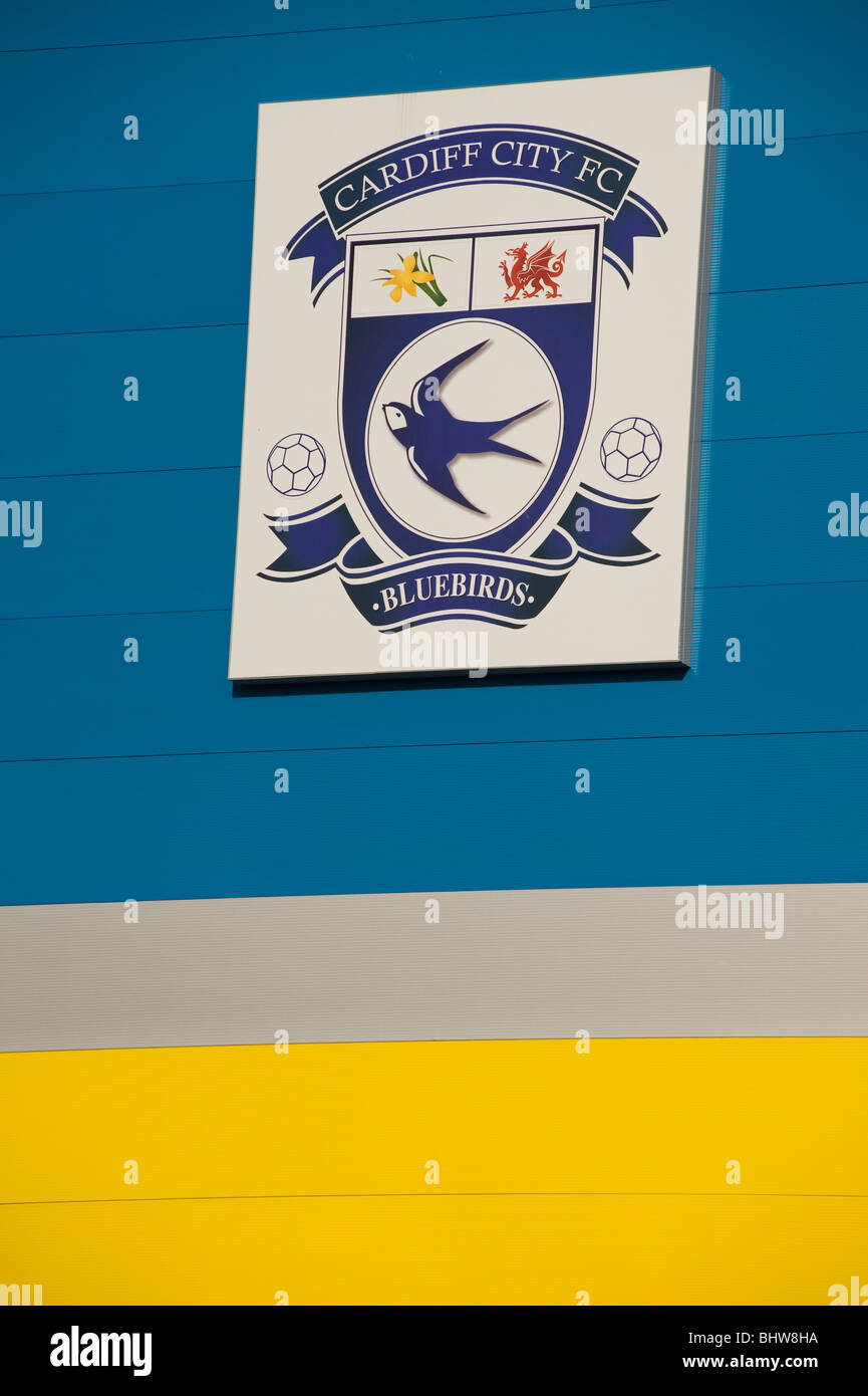 Cardiff City Stadium Fußball Sport Bluebirds zu unterzeichnen Stockfoto