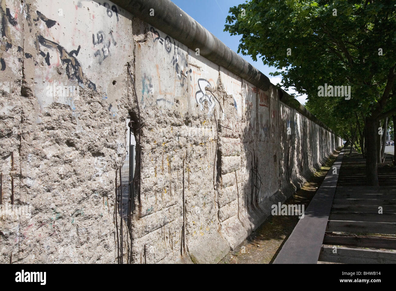 Das Mauermuseum. Das Mauer. Berlin, Deutschland Stockfoto