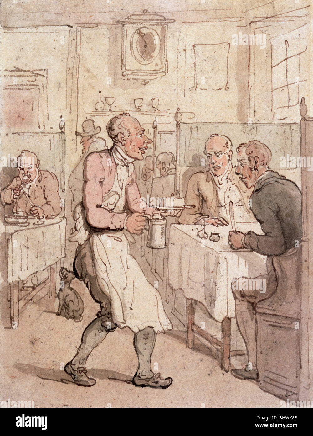 Der Garküche. Künstler: Thomas Rowlandson Stockfoto