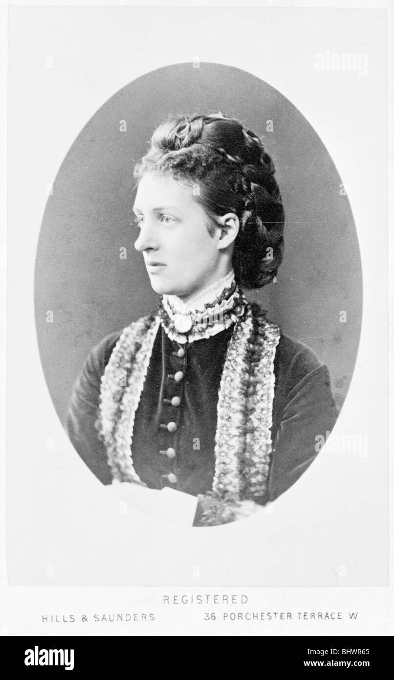 Prinzessin von Wales, c 1872. Artist: Unbekannt Stockfoto