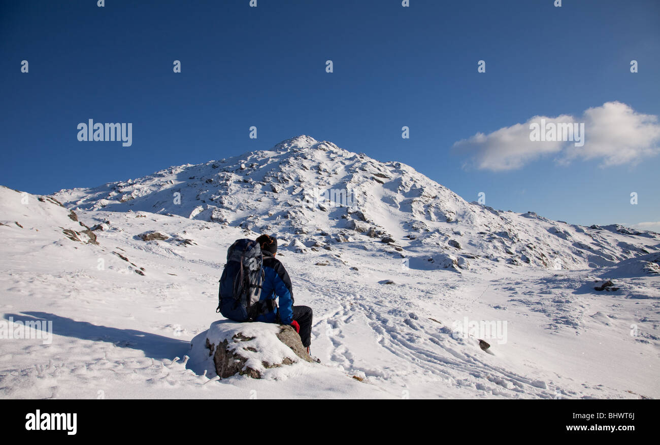 Beinn Resipol ist ein Corbett, einem schottischen Hügel zwischen 2500' und 3000' hoch. Es befindet sich im Sunart im Hochland Stockfoto