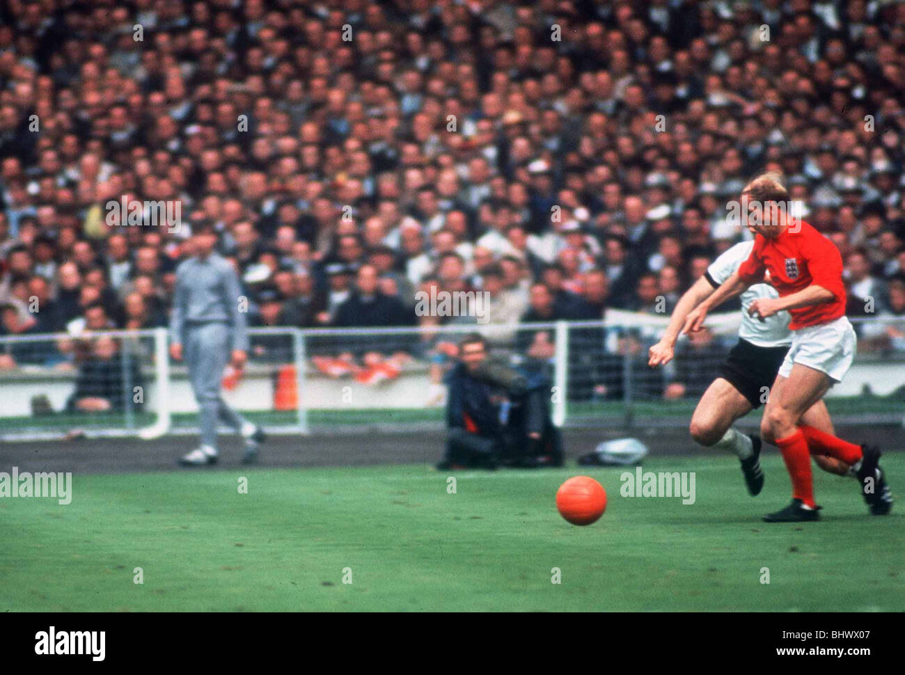 Welt-Cup-Finale 1966 England 4 Westdeutschland 2 Bobby Charlton Stockfoto