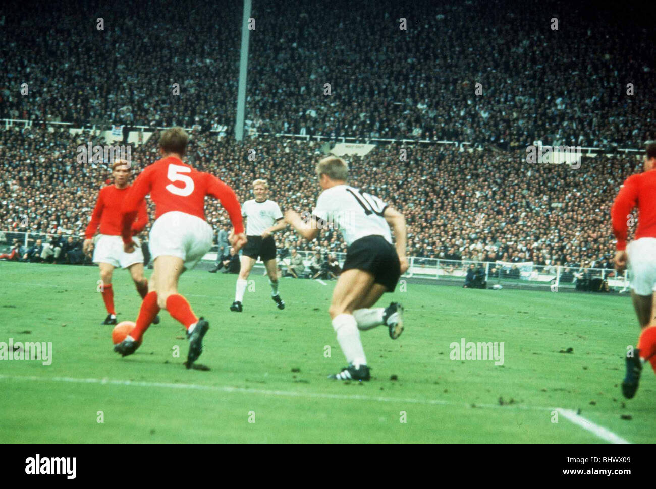 World Cup-Finale 1966 England 4 Westdeutschland 2 Stockfoto