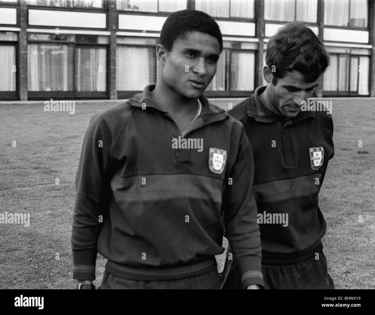 Eusebio de Silva von Portugal in London 1966 World Cup Stockfoto