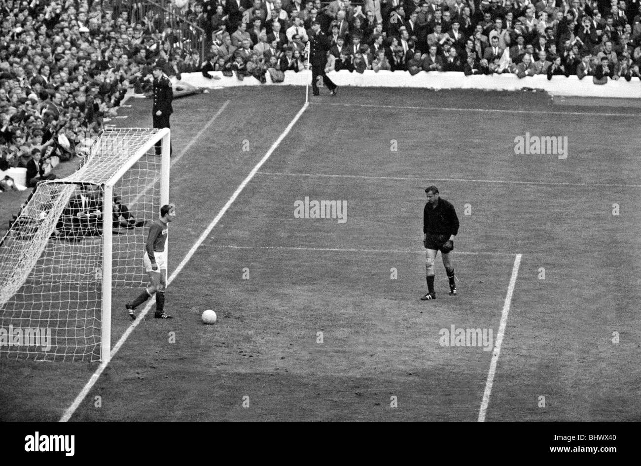 Fußball-Weltmeisterschaft 1966 23 Juli 1966 BRD V Russland Jaschin der russischen Torwart Stockfoto