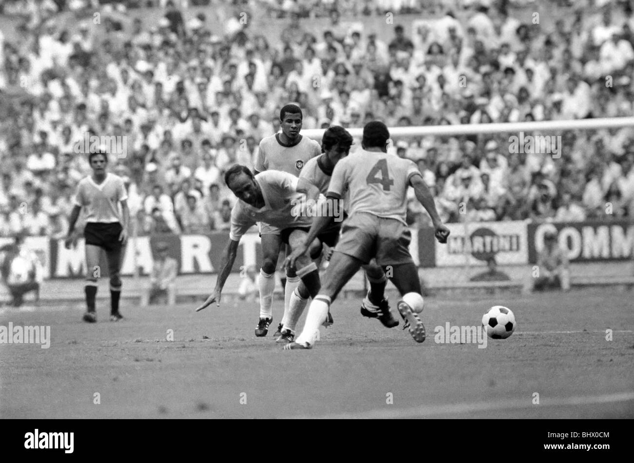 Brasilien-Uruguay: World Cup-Halbfinale. Juli 1970 70-5871-021 Stockfoto