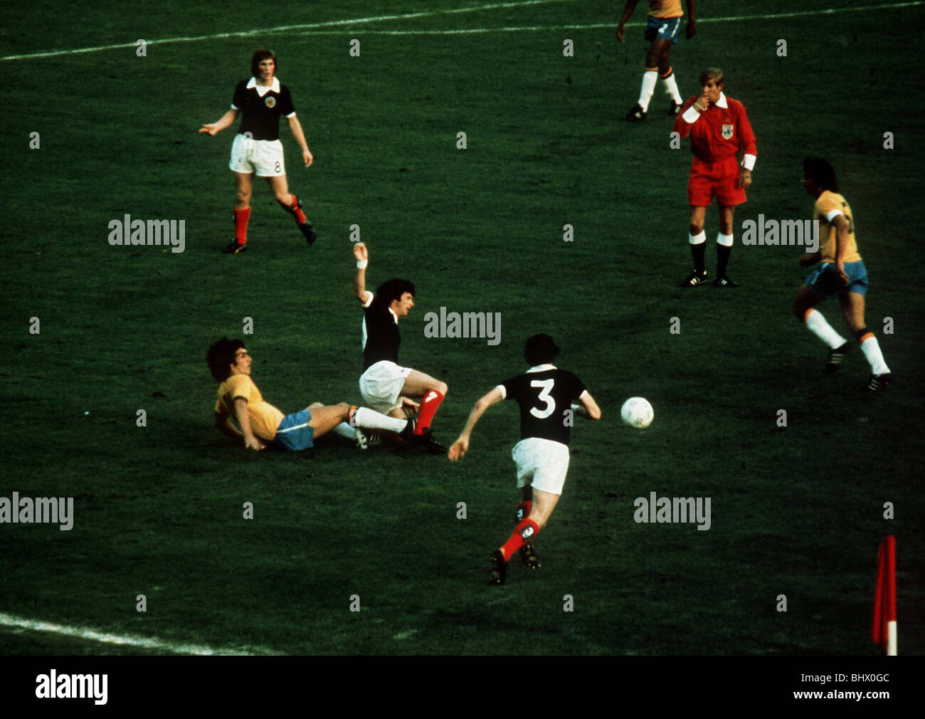 World cup 1974 scotland brazil Fotos und Bildmaterial in hoher