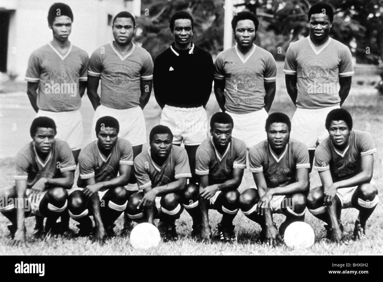 Zaire Fußball-Weltmeisterschaft 1974 Team Stockfoto