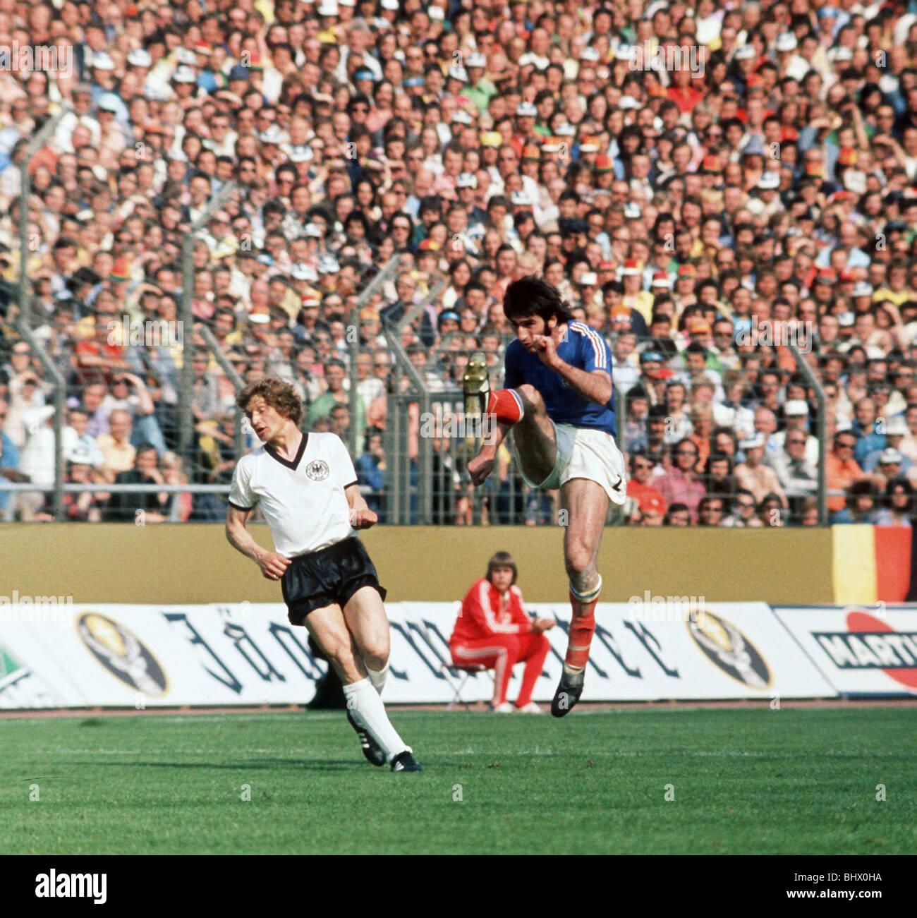 Jugoslawien V Westdeutschland World Cup 1974 Fußball Ivan Buljan Jugoslawiens Stockfoto