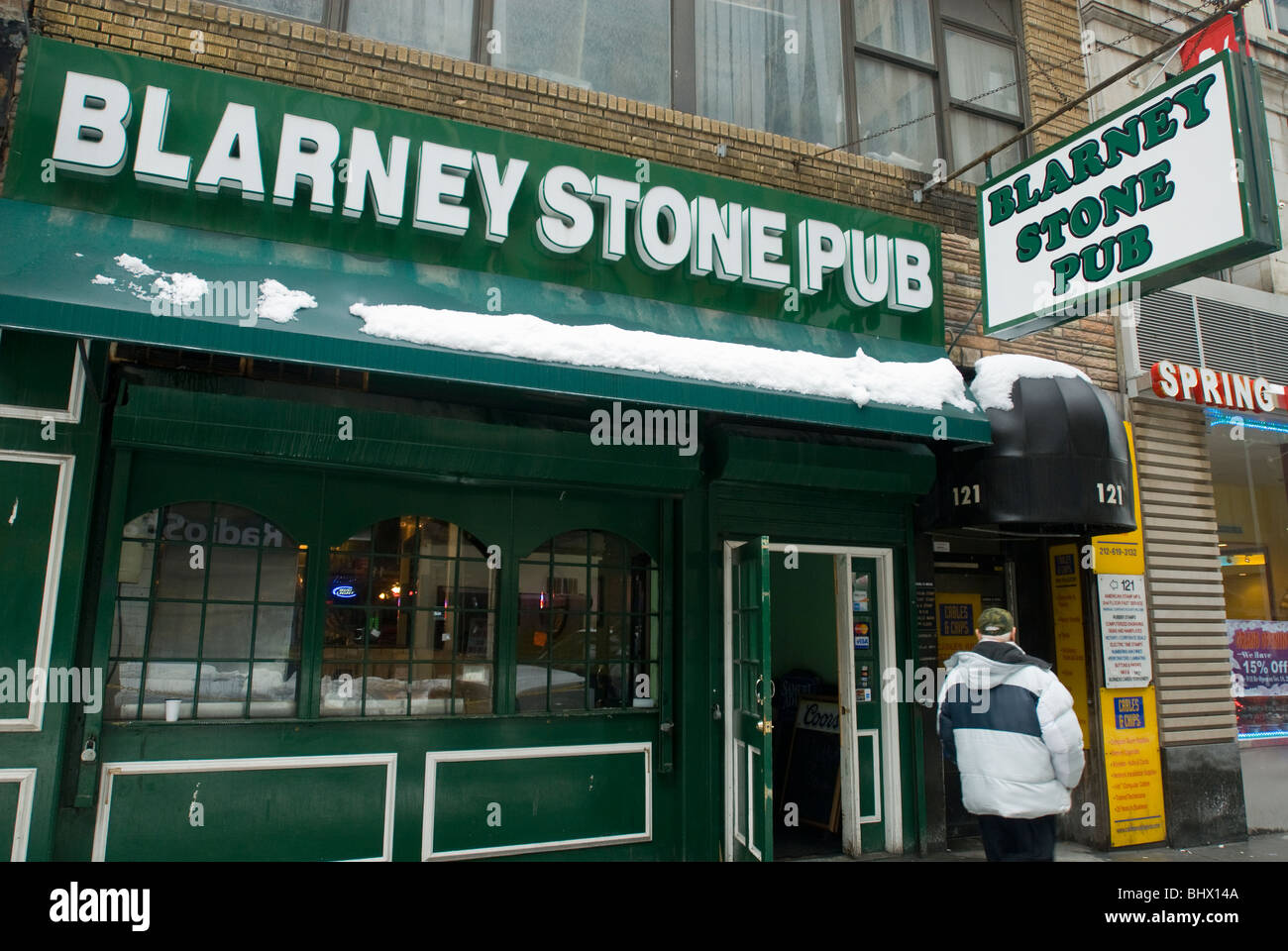 Der Blarney Stone Pub in Lower Manhattan in New York Stockfoto