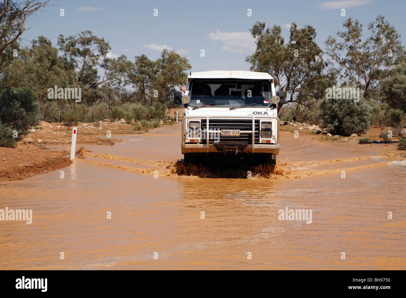 Der Postbote im Outback von Australien. Stockfoto