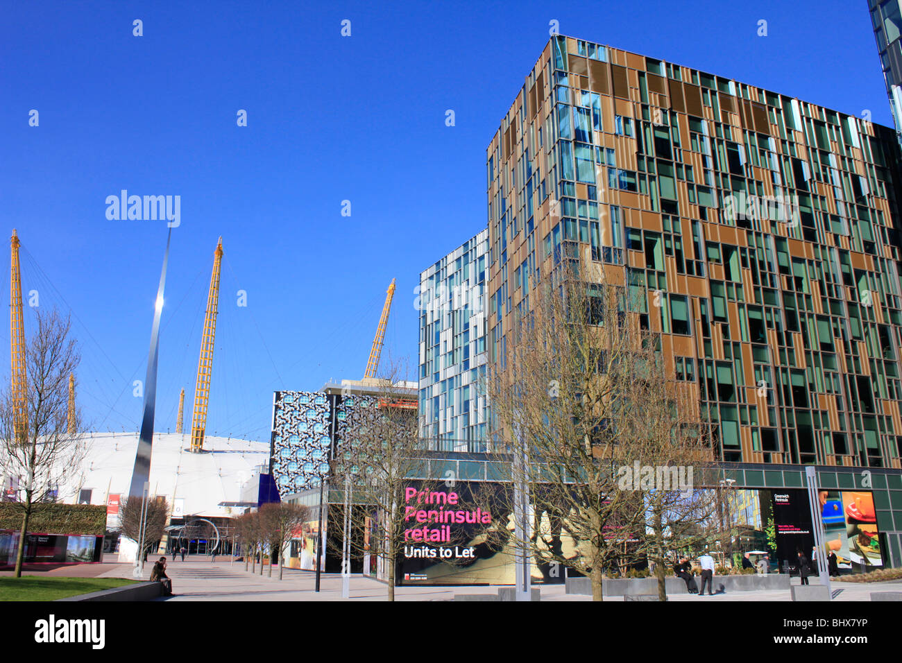 Greenwich Halbinsel von O2 Arena London England uk gb Stockfoto