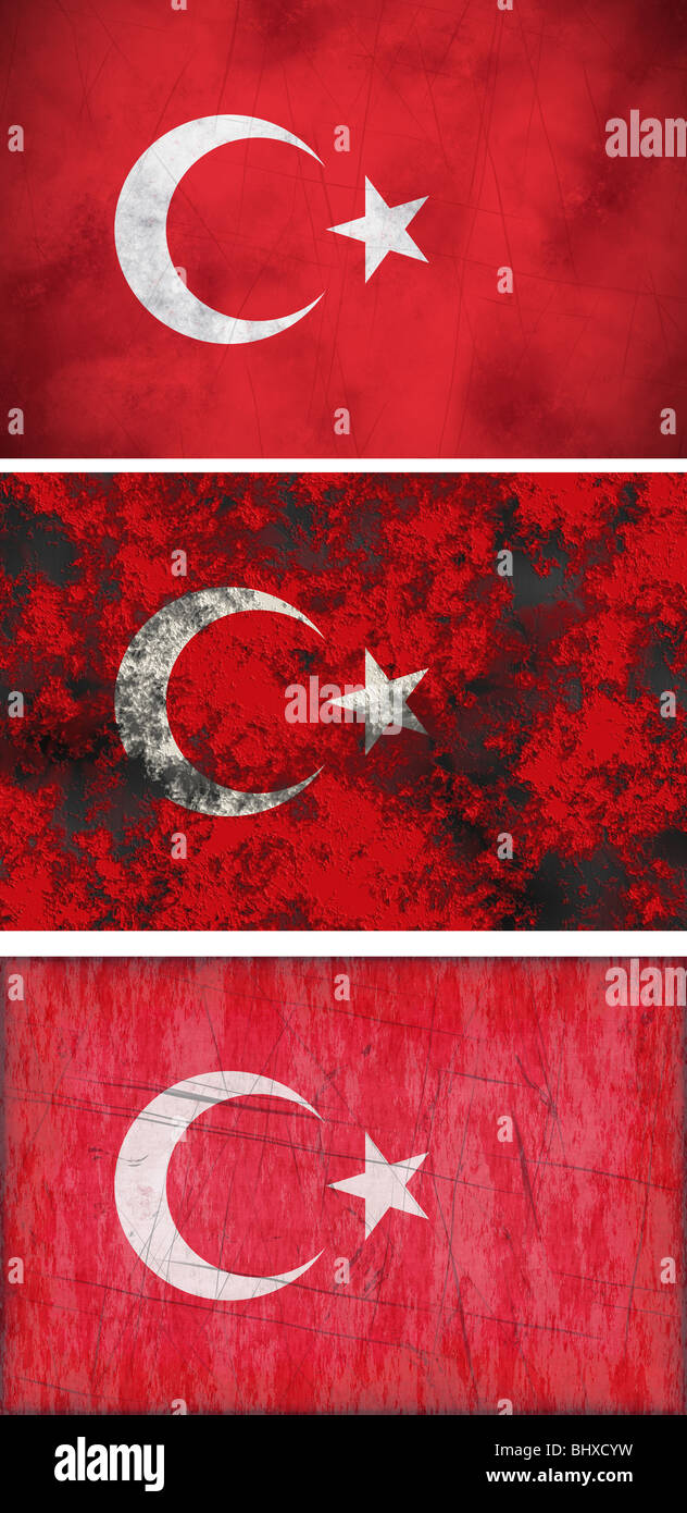 Tolles Bild der Flagge der Türkei Stockfotografie - Alamy