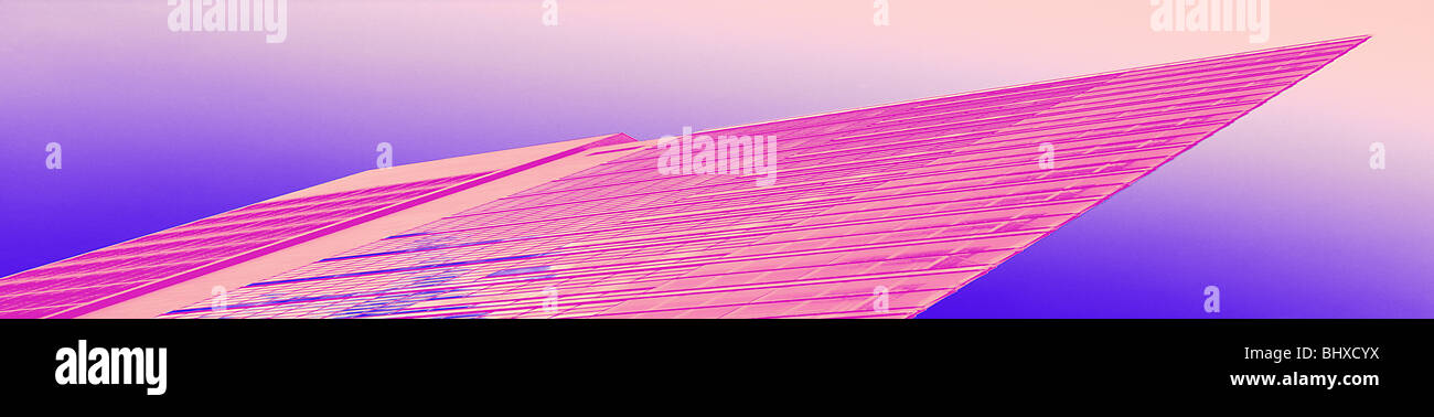 Moderne abstrakte grafische Gestaltung digitaler Kunst kreative Verdienste Konzept Stockfoto