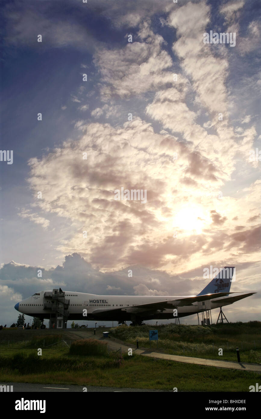 Jumbo Hostel, Flughafen Arlanda, Stockholm, Schweden Stockfoto