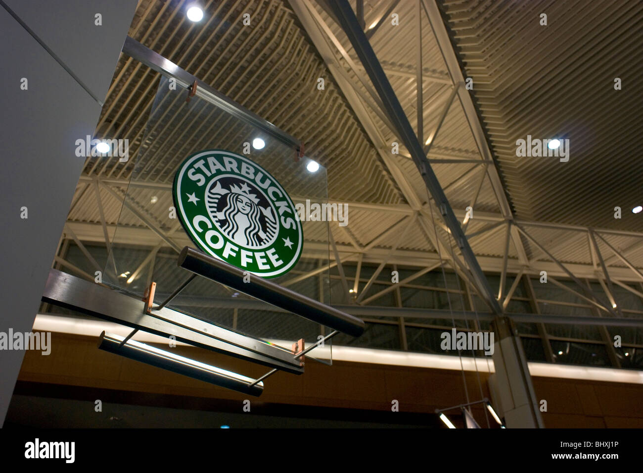 Abflüge Ankünfte Board Portland Oregon Flughafen Stockfoto