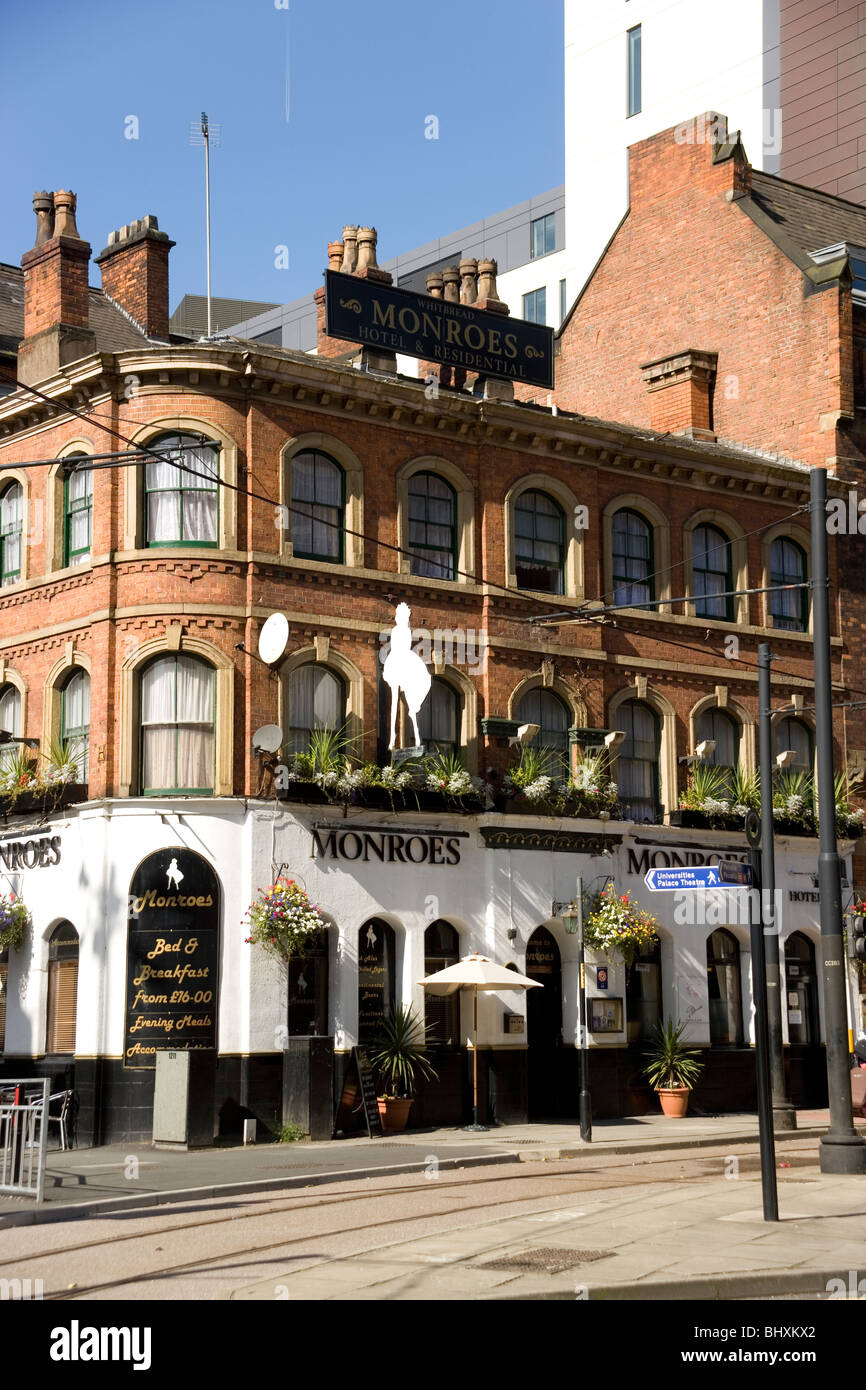 Monroes Hotel London Road Manchester Stockfoto