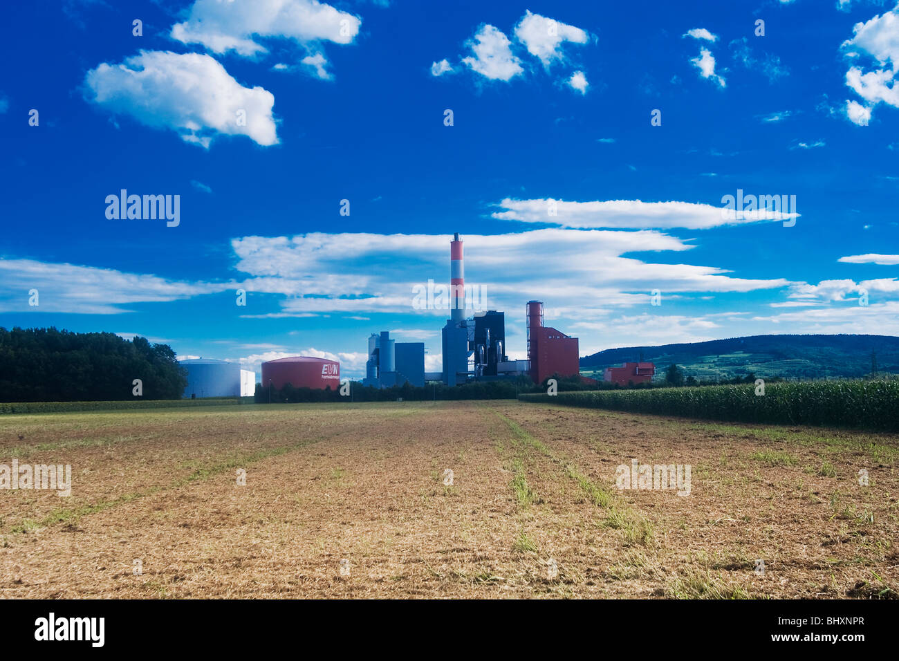 Wärmekraftwerk Theiß, Niederösterreich, Österreich, Europa Stockfoto