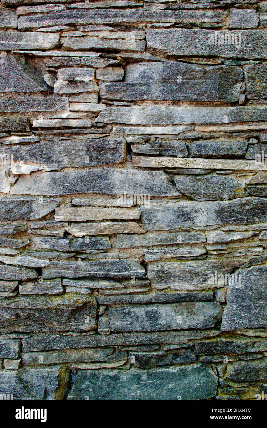 Alten Natursteinmauer Stockfoto