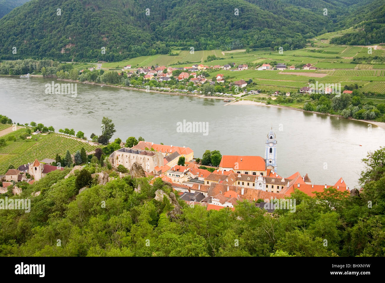 Dürnstein in der Region Wachau, Niederösterreich, Österreich Stockfoto