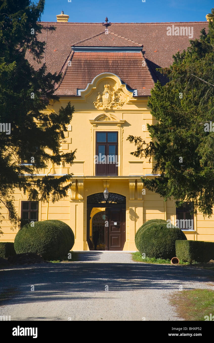 Eckartsau Schloss, Marchfeld, Niederösterreich, Österreich Stockfoto