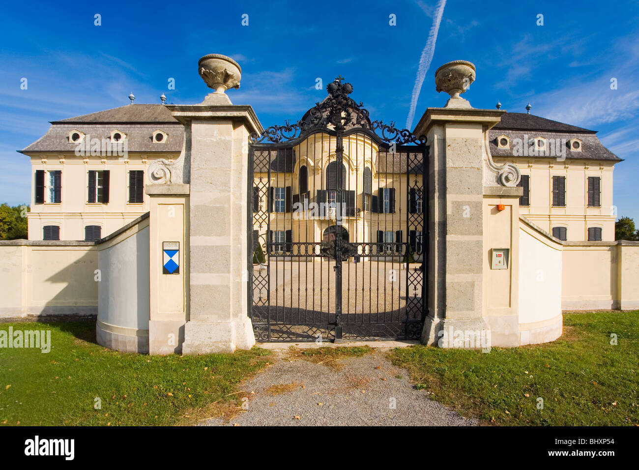 Schloss Niederweiden, Engelhartstetten, Niederösterreich, Österreich Stockfoto