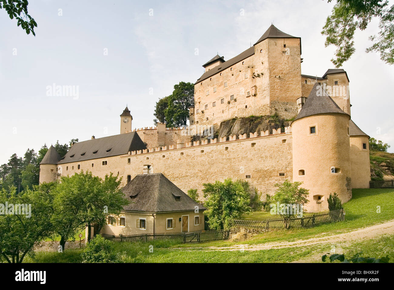 Rapottenstein Burg in Niederösterreich Stockfoto