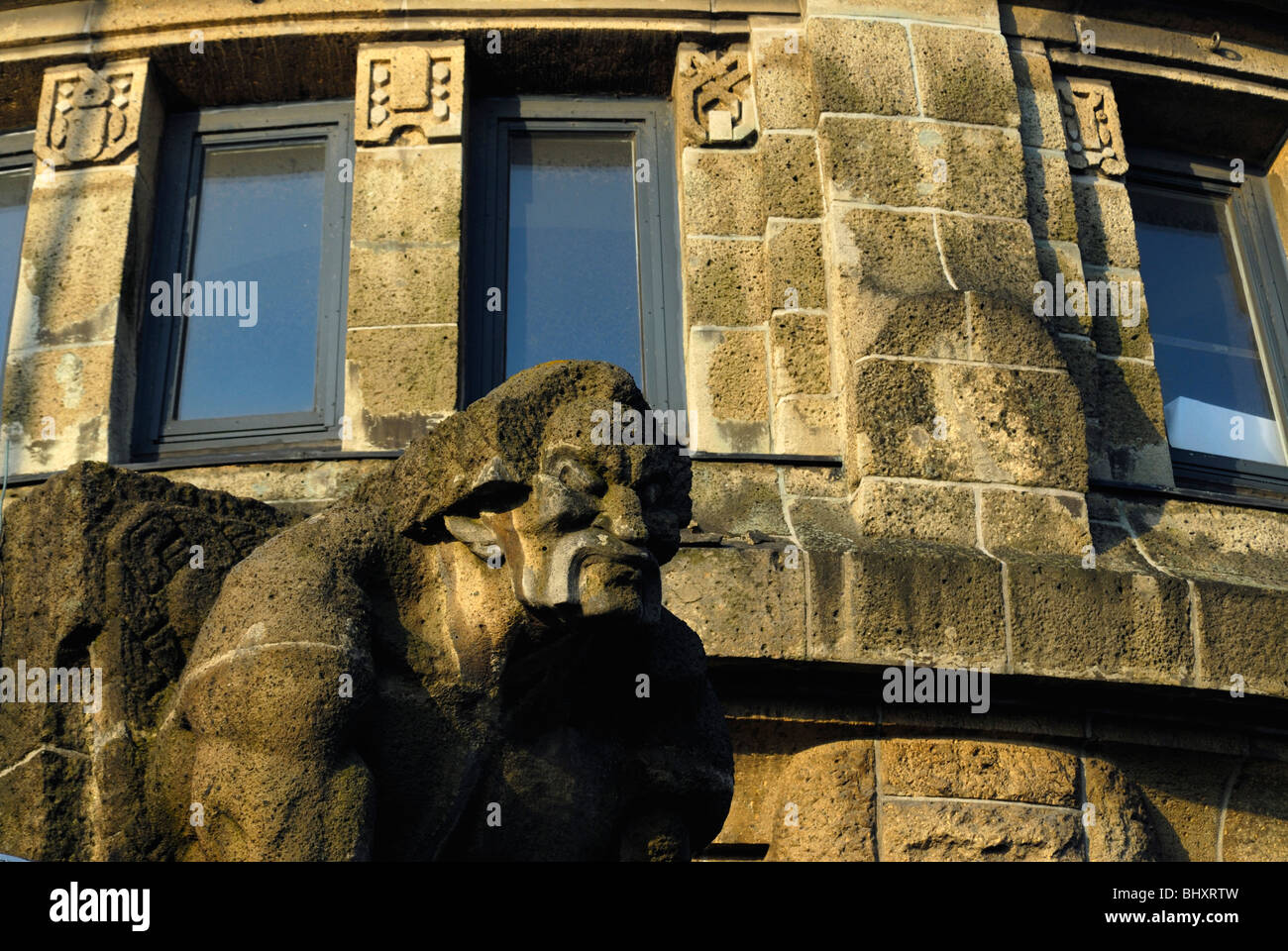 St. Pauli Landungsbrücken in Hamburg, Deutschland, Europa Stockfoto