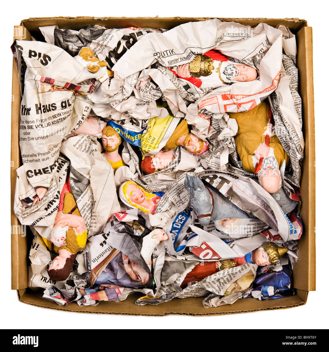 Verpackte figuren Ausgeschnittene Stockfotos und -bilder - Alamy