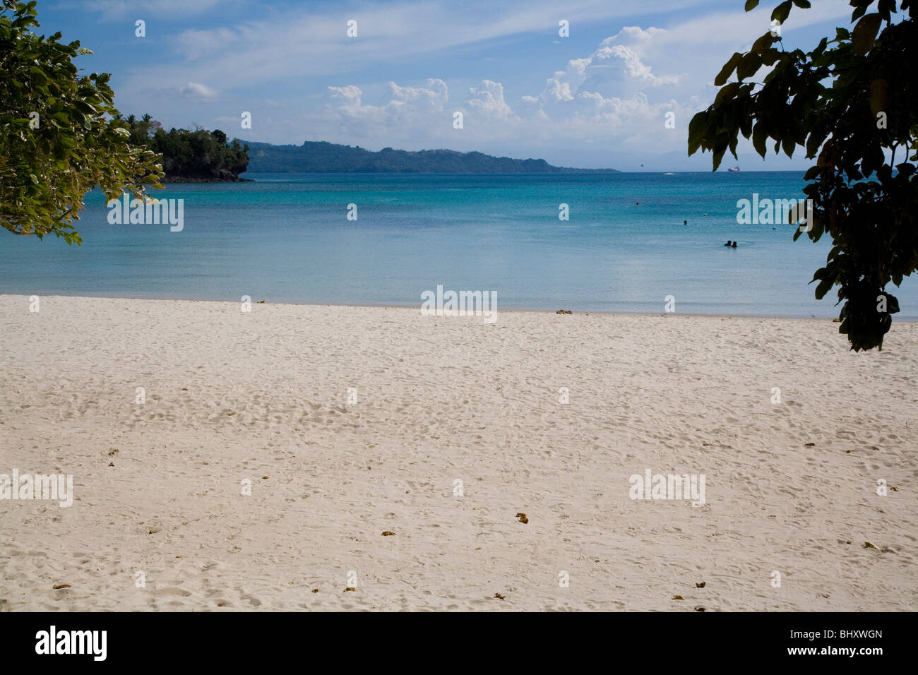 Strand Küste von Zamboanga de Norte Stockfoto