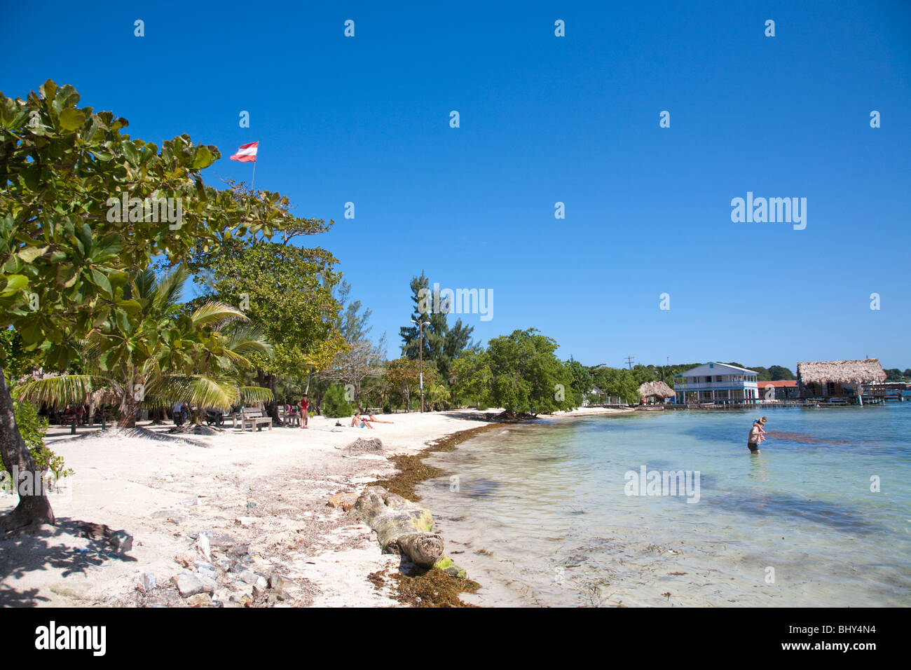 Utila, Bay Islands, Honduras Stockfoto
