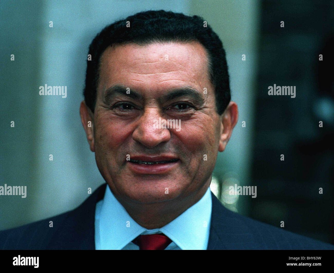 MOHAMED HOSNI MUBARAK Präsident Ägyptens 26. Juli 1991 Stockfoto