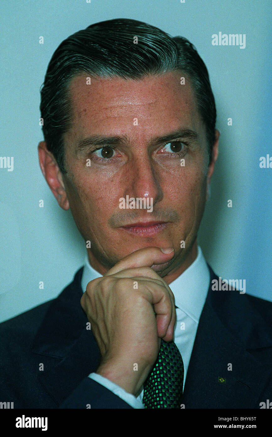 FERNANDO COLLOR Präsident Brasiliens 20. Juni 1992 Stockfoto