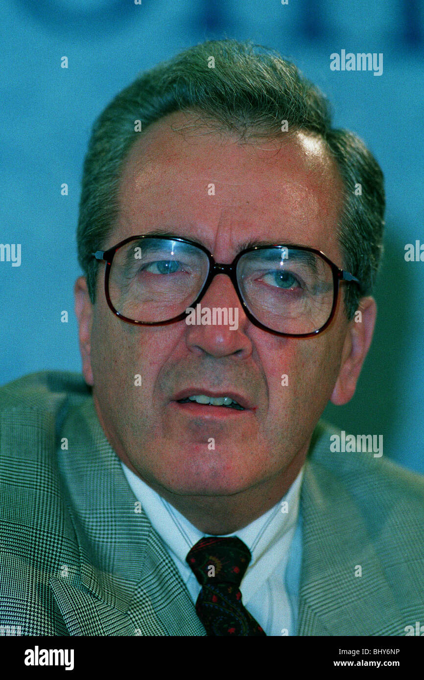 ALOIS MOCK Außenminister Österreichs 1. September 1992 Stockfoto