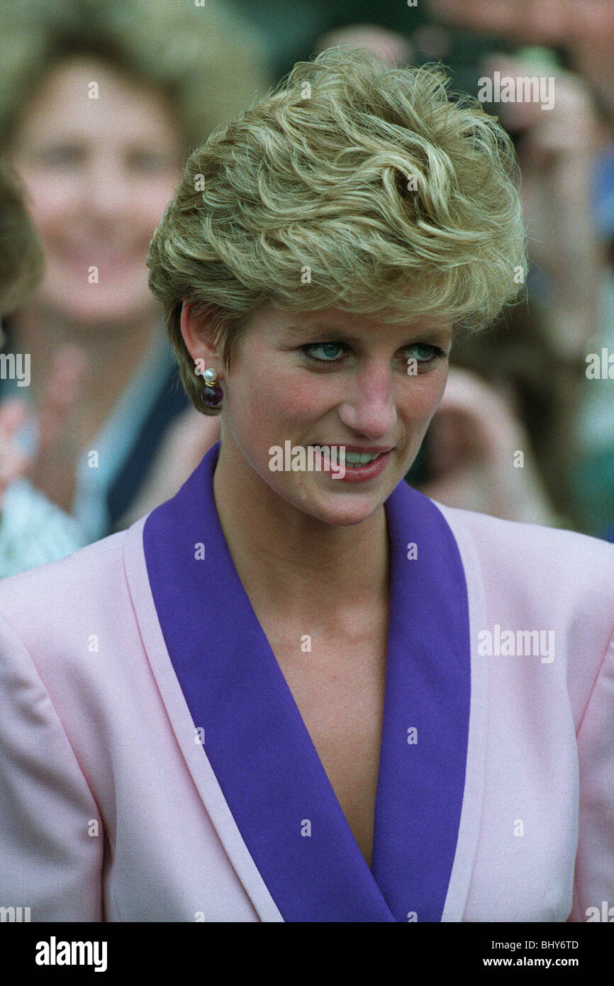 Prinzessin DIANA PRINCESS OF WALES 9. Juli 1992 Stockfotografie - Alamy