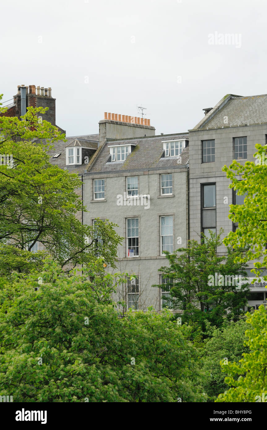 verschiedene Ansichten der Union Terrace Gardens in der Stadt Zentrum von Aberdeen in Schottland, Vereinigtes Königreich Stockfoto