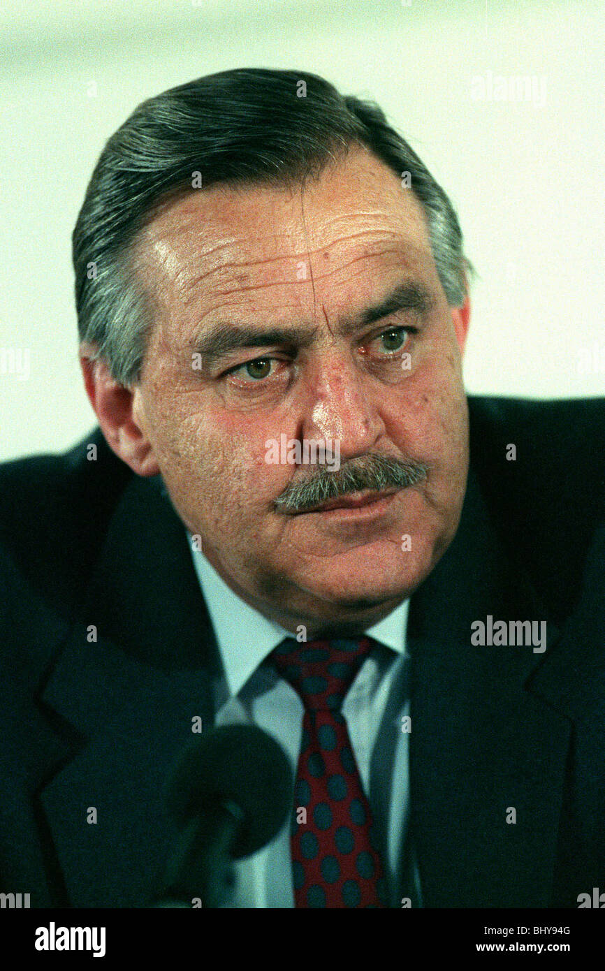 PIK BOTHA, SÜDAFRIKANISCHER Außenminister 18. Mai 1990 Stockfoto