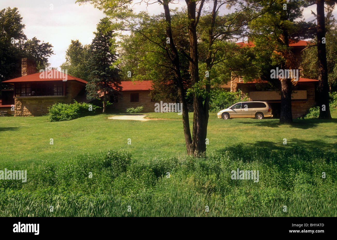 Frank Lloyd Wright Taliesin Erhaltung Spring Green, Wisconsin USA Stockfoto