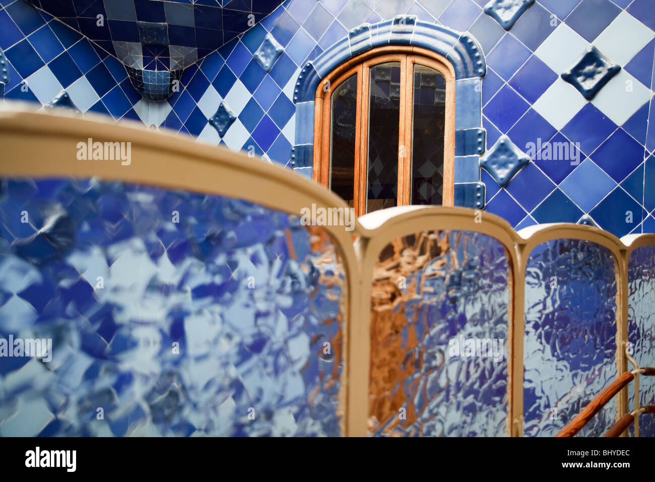 Casa Battlo Interieur Stockfoto