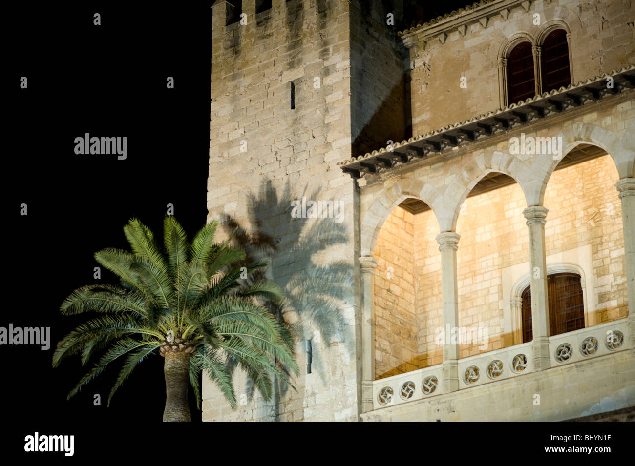 Kathedrale La Seu Palma de Mallorca auf Mallorca in Spanien Stockfoto