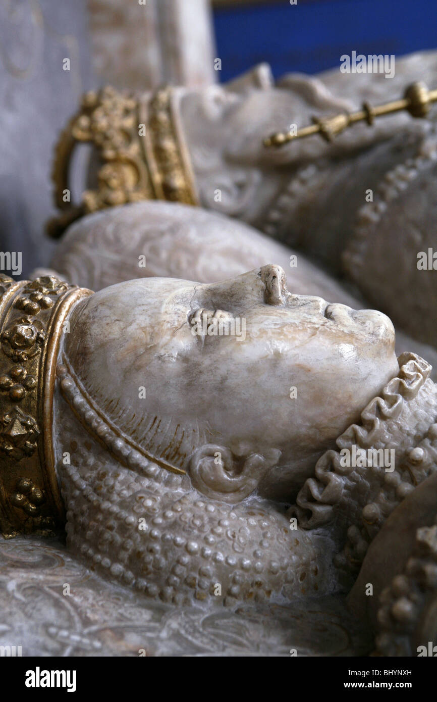 Katharina von Sachsen-Lauenburg, Grab von König Gustav Vasa, Uppsala Kathedrale / Uppsala Domkyrka, Uppsala, Schweden Stockfoto