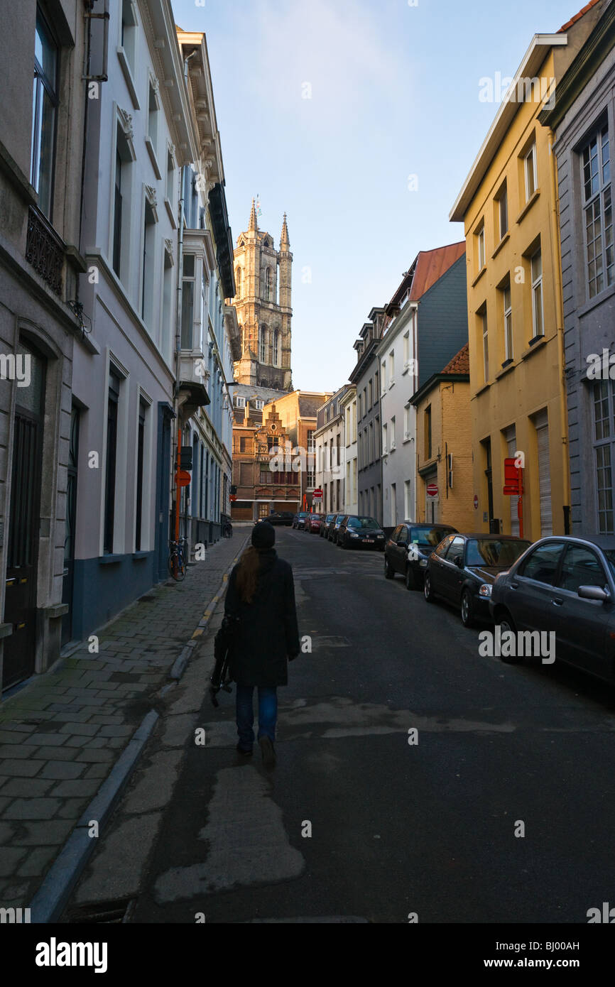 St. Bavo Cathedral in Gent, Provinz Ost-Flandern, Belgien Stockfoto