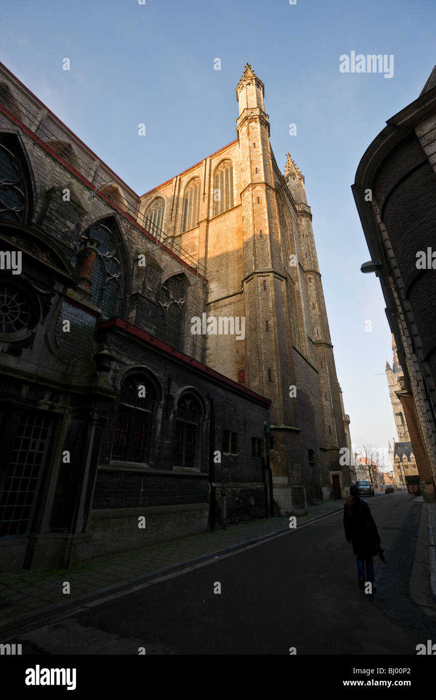 St. Bavo Cathedral in Gent, Provinz Ost-Flandern, Belgien Stockfoto