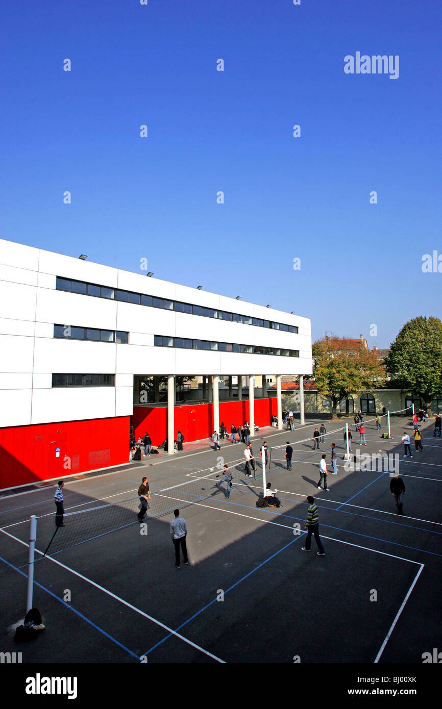 Bordeaux (33): "Lycée Gustave Eiffel" sekundäre / high school Stockfoto