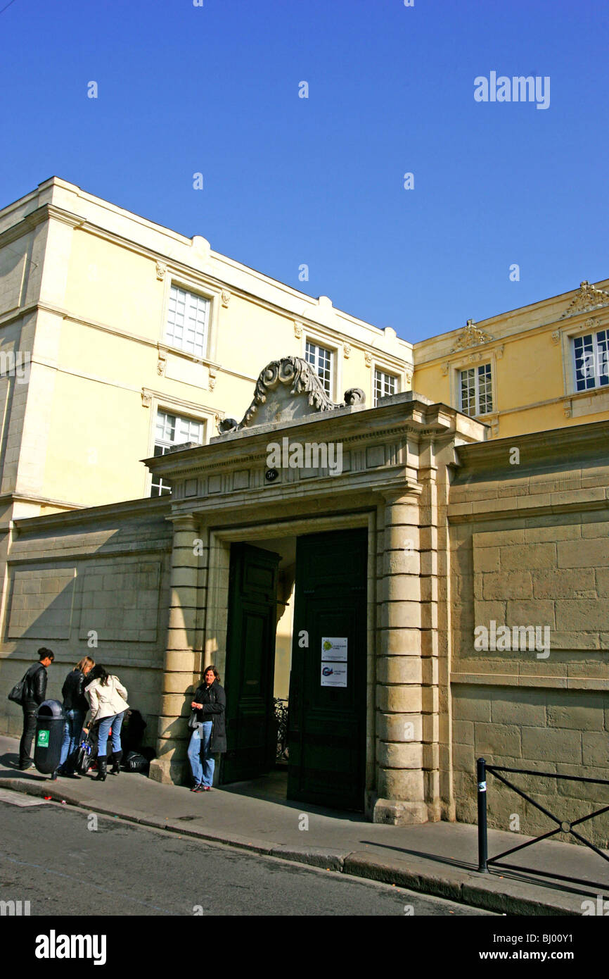 Bordeaux (33): "Lycée du Mirail" sekundäre / high School. Stockfoto