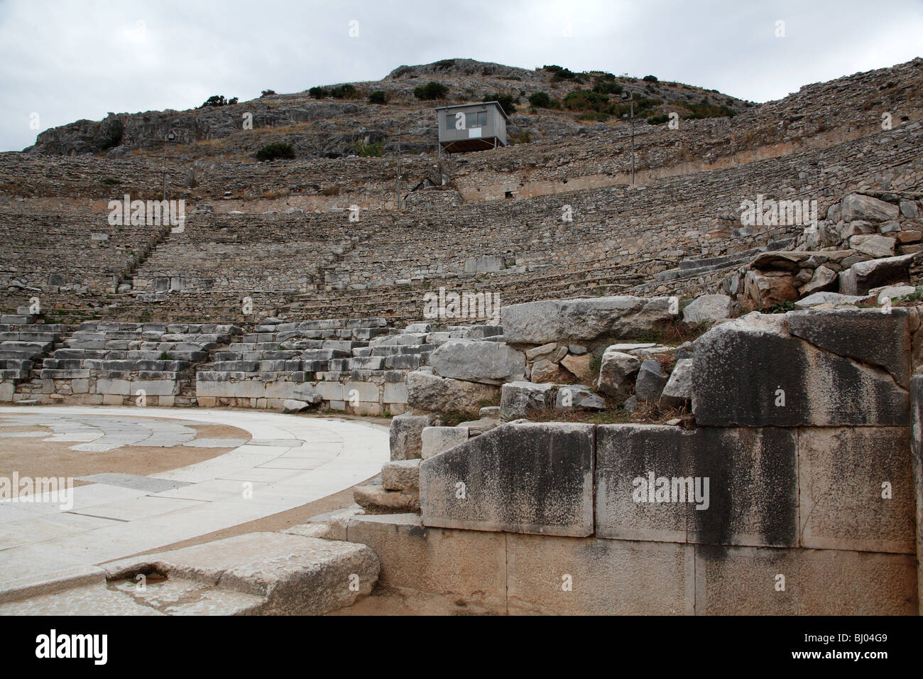 Antike Philippi, Ostmakedonien, Nordgriechenland, Sept. 2009 Stockfoto