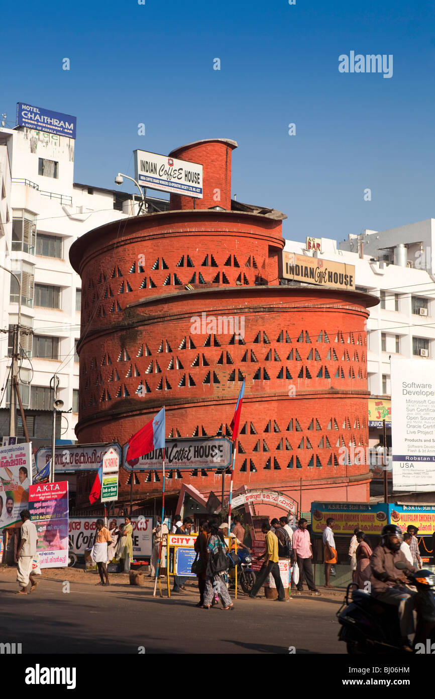 Indien, Kerala, Thiruvananthapuram (Trivandrum), Central Station Road, Indian Coffee House restaurant Stockfoto